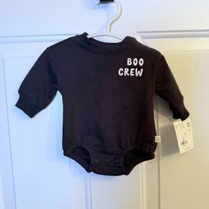Carter's Black 'Boo Crew' Bodysuit